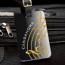 Search for piano luggage tags Gold