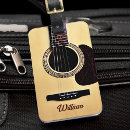 Search for guitar luggage tags Music lover