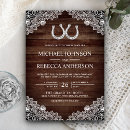 Search for horseshoe invitations Western
