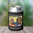 Search for funny fathers day can coolers Best dad ever