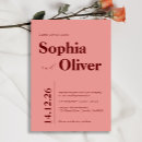 Search for rosewood invitations Pink