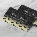 Search for black and yellow business cards Makeup artist