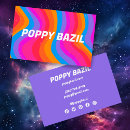 Search for bright color business cards Simple