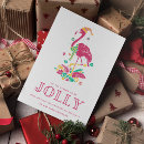 Search for pink flamingo christmas cards Beach