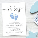 Search for couples baby boy shower invitations Simple