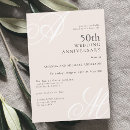 Search for anniversary dinner party invitations Married 50 years