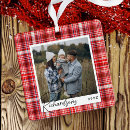 Search for plaid ornaments Rustic