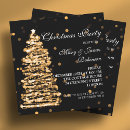 Search for gold black christmas invitations Corporate