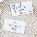 Search for thank you for your purchase business cards Heart