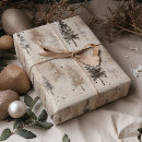 Search for brown christmas wrapping paper Vintage
