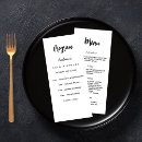 Search for birthday party programs Black and white