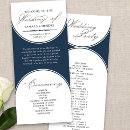 Search for navy wedding programs Calligraphy
