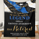 Search for retirement blankets Thin blue line