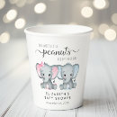 Search for baby shower paper cups elephant