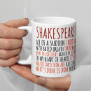 Search for shakespeare mugs literary