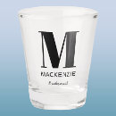 Search for bridesmaid shot glasses Typography