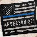 Search for thin blue line blankets Police officer