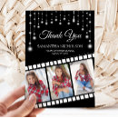 Search for hollywood thank you cards black