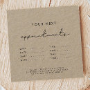 Search for appointment cards Beautician