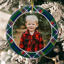 Search for plaid ornaments Navy blue