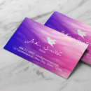 Search for cloud business cards Pink
