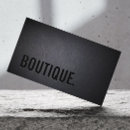 Search for boutique business cards Black
