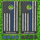 Search for the thin blue line cornhole sets Police department