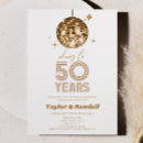 Search for cheers to 50 years invitations Modern elegant