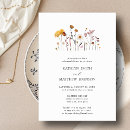 Search for wildflower rehearsal dinner invitations Boho chic