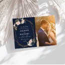 Search for navy blush save the dates Geometric