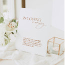 Search for in loving memory wedding signs Reception