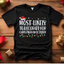 Search for most likely to tshirts Trending christmas