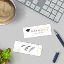 Search for skinny business cards graduation cap toppers