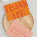 Search for pink and orange thank you cards Bold
