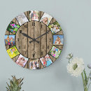 Search for rustic wood clocks Photo collage