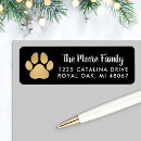 Search for pet christmas return address labels modern