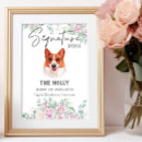 Search for dog signature drink wedding signs Pet
