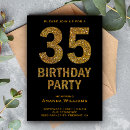 Search for 35th birthday invitations Chic