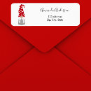 Search for christmas return address labels red and white