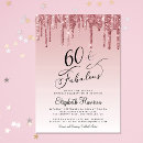 Search for glamorous 60th birthday invitations modern