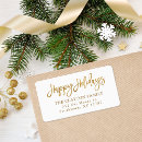 Search for holidays return address labels watercolor