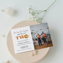 Search for twins 2nd birthday invitations Pumpkin