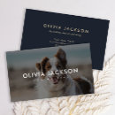 Search for dog business cards modern