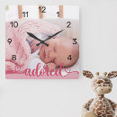 Search for photo nursery clocks New baby