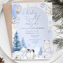 Search for arctic animals invitations Polar bear