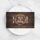 Search for food industry business cards Catering