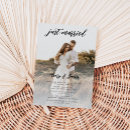 Search for just married invitations reception only