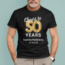 Search for 50th birthday gifts black and gold
