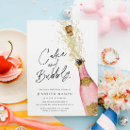 Search for cake bridal shower invitations Brunch and bubbly