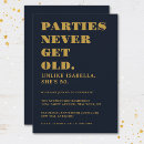 Search for funny birthday invitations typography